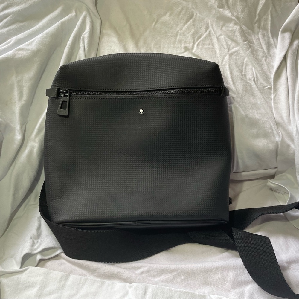 Mont Blanc Black Messenger Bag
